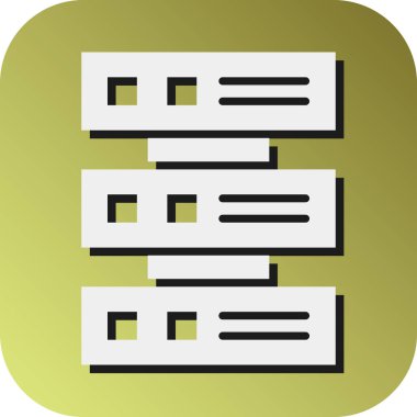 Kişisel ve ticari kullanım için Depolama Vektörü Glyph Gradyan Arkaplan Simgesi