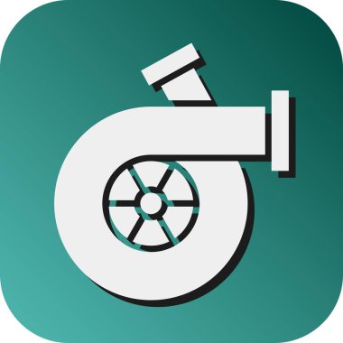 Kişisel ve ticari kullanım için Turbo Vektör Gradyan Arkaplan Simgesi