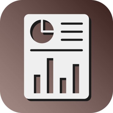 Kişisel ve ticari kullanım için Vektör Gradyan Arkaplan Simgesi Raporu