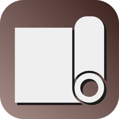 Kişisel ve Ticari Kullanım İçin Jimnastikçi Mat Vektör Gradyan Arkaplan Simgesi