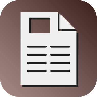 Kişisel ve Ticari Kullanım için Vektör Vektörü Glyph Gradyan Arkaplan Simgesine Devam Et