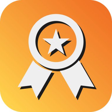 Kişisel ve Ticari Kullanım İçin Başarı Vektörü Glyph Gradyan Arkaplan Simgesi