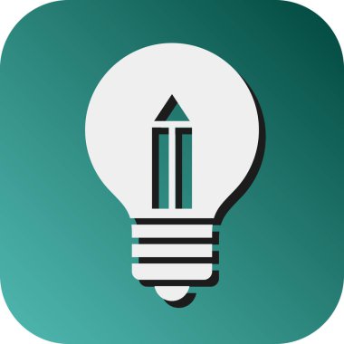 Kişisel ve Ticari Kullanım İçin Yaratıcı Vektör Glyph Gradyan Arkaplan Simgesi