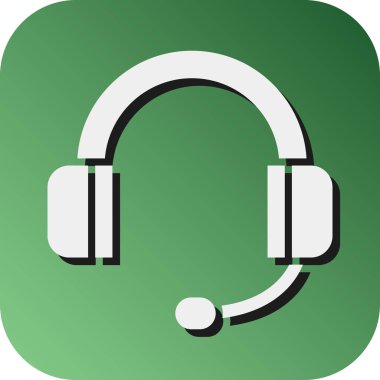 Kişisel ve Ticari Kullanım İçin Müşteri Bakımı Vektörü Glyph Gradyan Arkaplan Simgesi