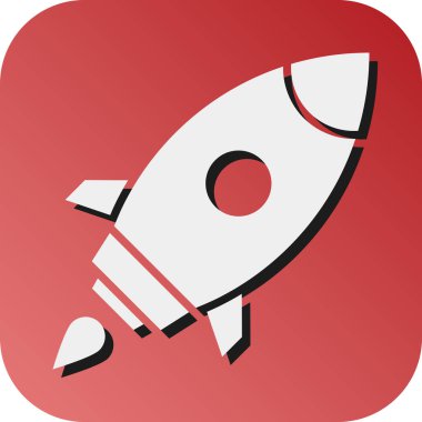 Kişisel ve ticari kullanım için Başlangıç Vektörü Glyph Gradyan Arkaplan Simgesi