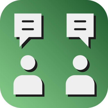 Kişisel ve Ticari Kullanım İçin İletişim Vektörü Glyph Gradyan Arkaplan Simgesi