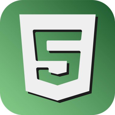Kişisel ve Ticari Kullanım için Html 5 Vektör Gradyan Arkaplan Simgesi