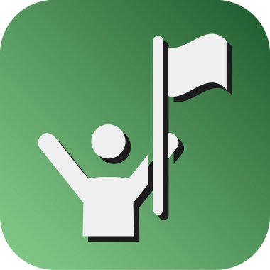 Kişisel ve Ticari Kullanım İçin Bağımsızlık Günü Vektör Gradyan Arkaplan Simgesi