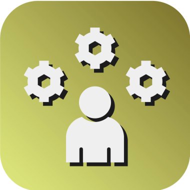 Kişisel ve Ticari Kullanım İçin Sorumluluk Vektörü Glyph Gradyan Arkaplan Simgesi