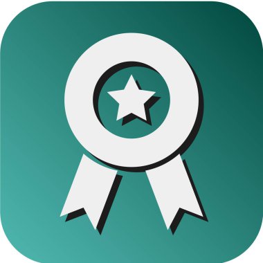 Kişisel ve ticari kullanım için Kalite Vektörü Glyph Gradyan Arkaplan Simgesi