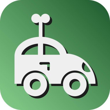 Kişisel ve Ticari Kullanım İçin Oyuncaklar Vektörü Glyph Gradyan Arkaplan Simgesi