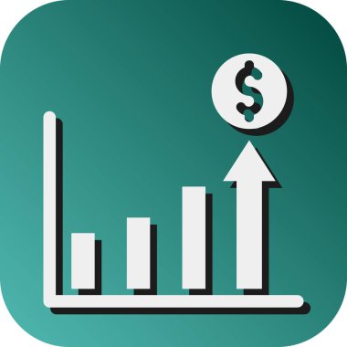 Kişisel ve ticari kullanım için Vektör Vektörü Glyph Gradyan Arkaplan Simgesi