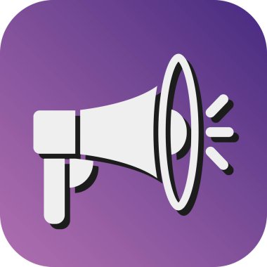 Kişisel ve Ticari Kullanım İçin Açıklama Vektörü Glyph Gradyan Arkaplan Simgesi