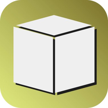 Kişisel ve Ticari Kullanım için Kutu Vektörü Glyph Gradyan Arkaplan Simgesi