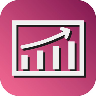 Kişisel ve Ticari Kullanım İçin Büyüme Grafik Vektörü Grafik Grafik Arkaplan Simgesi