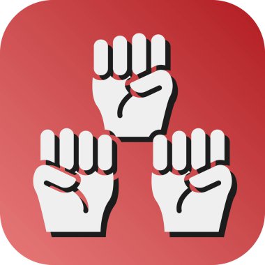 Kişisel ve Ticari Kullanım İçin Hareket Vektörü Glyph Gradyan Arkaplan Simgesi