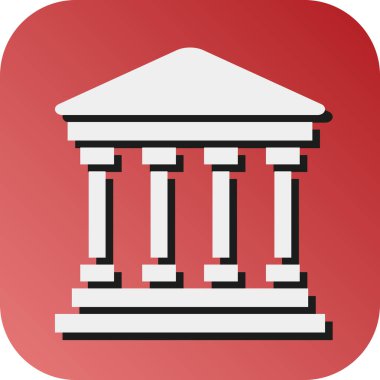 Adliye Meclisi Vekili Glyph Gradyan Kişisel ve Ticari Kullanım Simgesi