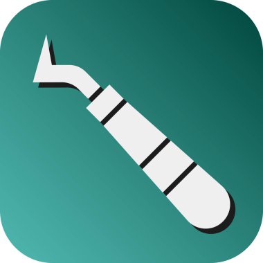 Kişisel ve Ticari Kullanım için Probe Vektörü Glyph Gradyan Arkaplan Simgesi