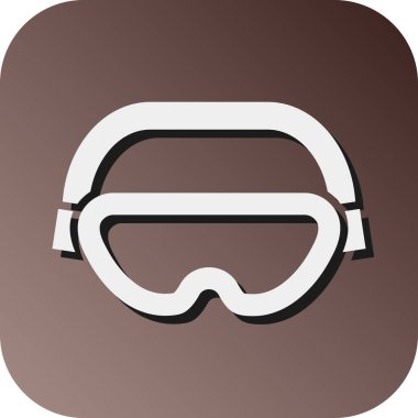 Kişisel ve Ticari Kullanım İçin Güvenlik Gözlüğü Vektör Gradyan Arkaplan Simgesi