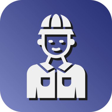 Kişisel ve Ticari Kullanım İçin Arkeolog Vektör Glyph Gradyan Arkaplan Simgesi