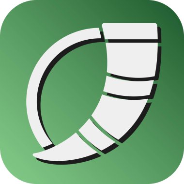 Kişisel ve ticari kullanım için Horn Vektörü Glyph Gradyan Arkaplan Simgesi İçme