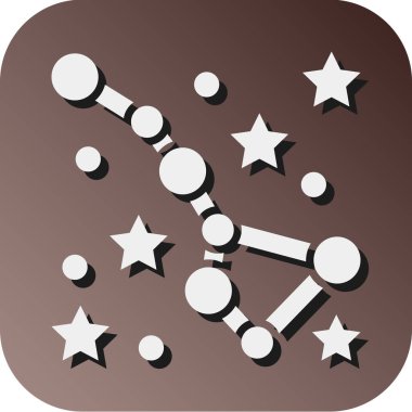 Kişisel ve Ticari Kullanım İçin Takımyıldızı Vektörü Gradyan Arkaplan Simgesi