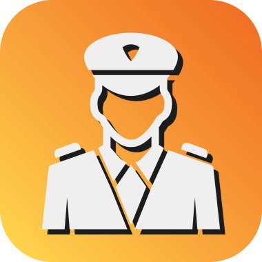 Kişisel ve Ticari Kullanım İçin Veri Koruma Görevlisi Vektör Glyph Gradyan Arkaplan Simgesi