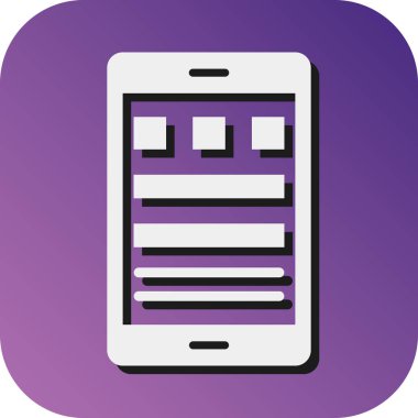 Kişisel ve Ticari Kullanım için Kullanıcı Arayüzü Vektörü Gradyan Arkaplan Simgesi