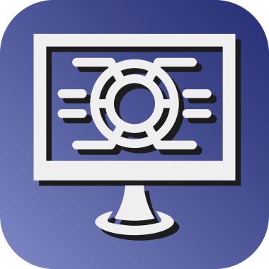 Kişisel ve Ticari Kullanım İçin UX Analitik Vektör Gradyan Arkaplan Simgesi
