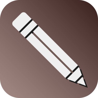 Kişisel ve Ticari Kullanım İçin Kalem Vektörü Gradyan Arkaplan Simgesi