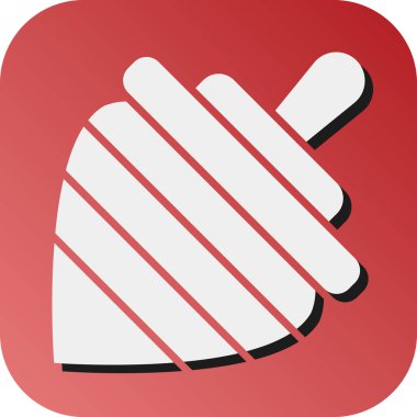 Kişisel ve Ticari Kullanım için Dönen Üst Vektör Kabartma Gradyan Arkaplan Simgesi