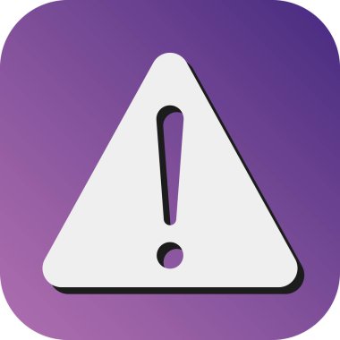 Kişisel ve Ticari Kullanım için Hata Vektörü Glyph Gradyan Arkaplan Simgesi