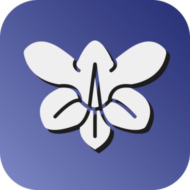 Kişisel ve ticari kullanım için Freesia Vektör Gradyan Arkaplan Simgesi