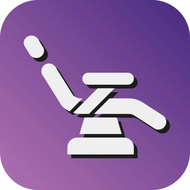 Kişisel ve Ticari Kullanım İçin Diş Hekimi Vektörü Gradyan Arkaplan Simgesi