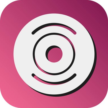 Kişisel ve ticari kullanım için CD Vektörü Vektörü Gradyan Arkaplan Simgesi