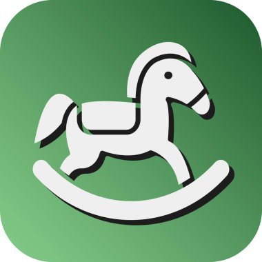 Kişisel ve ticari kullanım için Oyuncak Vektörü Glyph Gradyan Arkaplan Simgesi