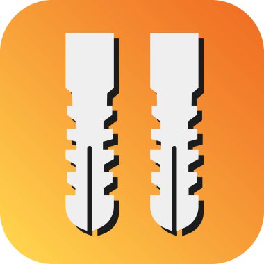 Kişisel ve Ticari Kullanım için Wall Plug Vektör Gradyan Arkaplan Simgesi