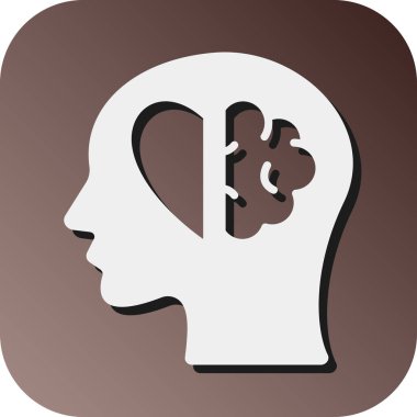 Kişisel ve Ticari Kullanım İçin Duygusal Zeka Vektörü Gradyan Arkaplan Simgesi