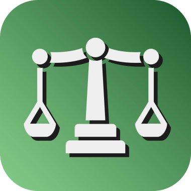 Kişisel ve ticari kullanım için Ahlak Vektörü Glyph Gradyan Arkaplan Simgesi