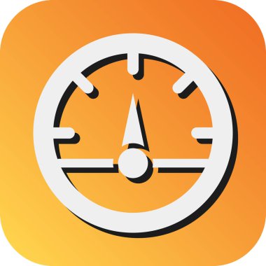 Kişisel ve Ticari Kullanım İçin Sıcaklık Göstergesi Vektör Gradyan Arkaplan Simgesi