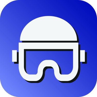 Kişisel ve ticari kullanım için Güvenlik Gözlüğü Vektör Gradyan Arkaplan Simgesi