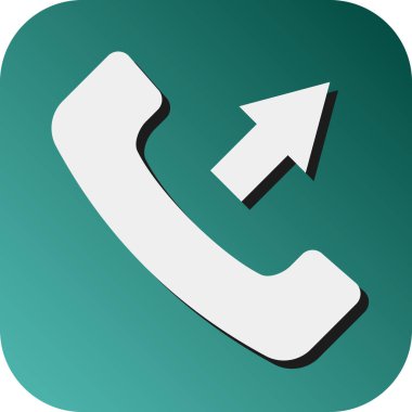 Giden Arama Vektörü Glyph Gradyan Kişisel ve Ticari Kullanım Simgesi