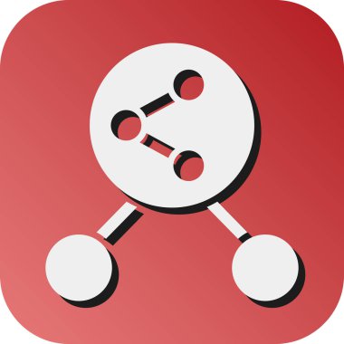 Kişisel ve Ticari Kullanım İçin Vektör Glyph Gradyan Arkaplan Simgesini Paylaş