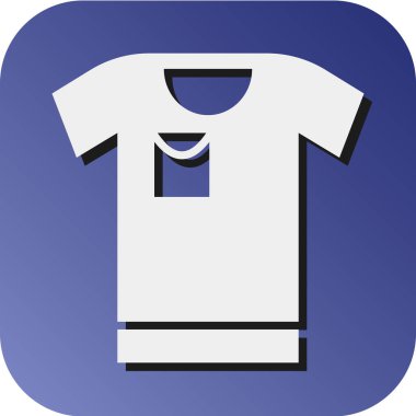 Kişisel ve ticari kullanım için T-Shirt Vektörü Glyph Gradyan Arkaplan Simgesi