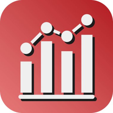 Kişisel ve Ticari Kullanım İçin Analitik Vektör Gradyan Arkaplan Simgesi