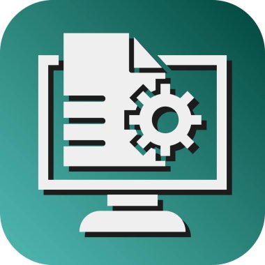 Kişisel ve Ticari Kullanım İçin Web İyimser Vektör Gradyan Arkaplan Simgesi