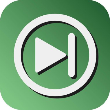 Kişisel ve ticari kullanım için Vektör Kabartma Gradyan Arkaplan Simgesini atla