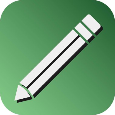 Kişisel ve Ticari Kullanım İçin Kalem Vektörü Gradyan Arkaplan Simgesi