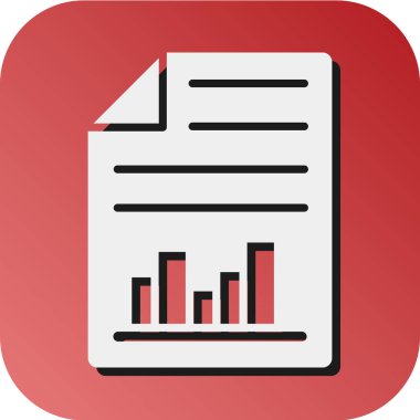 Kişisel ve ticari kullanım için Vektör Gradyan Arkaplan Simgesi Raporu