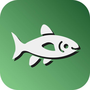 Kişisel ve Ticari Kullanım için Neon Tetra Vektör Gradyan Arkaplan Simgesi